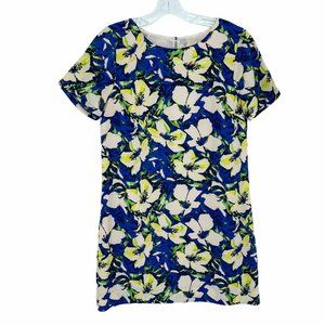 J.Crew Women Size 4 Petite Blue Floral Gallery
